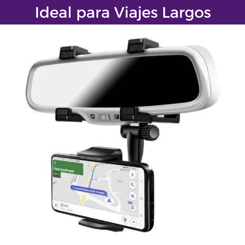 SOPORTE PARA CELULAR ESPEJO RETROVISOR